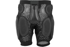 BANAPOY Pantaloni da Snowboard, Fondello di Protezione 3D, Tappetino Antiurto per Ciclismo Sportivo, Equipaggiamento Protettivo Anticaduta per Donna Uomo, Pantaloncini Imbottiti per Sci,Skateboard(S)