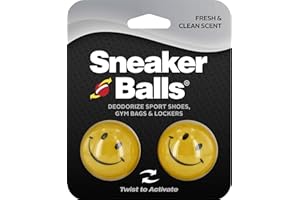 Sof Sole SofSole SneakerBalls HappyFace Shoe Deo Deodorant, Giallo (Yellow), Taglia Unica