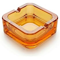 Cgaplus Posacenere Per Sigari Triangolare In Ceramica Bianca: Grande E Resistente Al Calore, Con Scanalature Per 3 Sigari