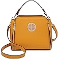 Miss Lulu Handbags for Women Cross Body Bags Ladies Fashion Shoulder Bag Girls PU Leather Top Handle Bag