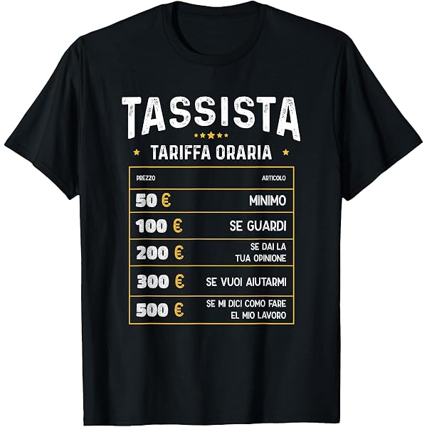 Tassìsta O Taxìsta Regalo Divertente - Nessuno è Perfetto Ma - 3