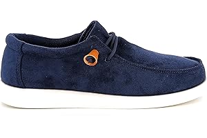 UOMO DESIGN - Mocassins Homme Décontractés en Toile, Légers, Confortables Slip-on Souples avec Semelle Confort - Denis