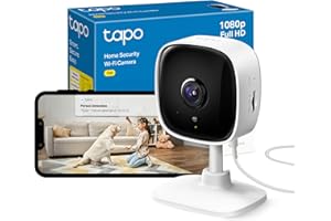Tapo TC60 Indoor Camera House Security Camera, WiFi Camera, No Monthly Fee, AI Detection, Dog Puppy Camera, Baby Camera Monitor, CCTV, 2-way Talk, Advanced Night Vision, Works with Alexa & Google