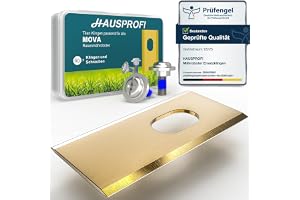 HAUSPROFI 60 x tytanowe ostrza zapasowe do MOVA 600, 600 zestawów, 1000, LiDAX Ultra & NAVAX AWD robot koszący, certyfikat DIN EN 50636-2-107, 60% bardziej trwały, w zestawie śruby zabezpieczające i