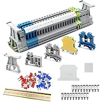 Kit Morsettiere Per Guida DIN - 40 Pezzi, Per Automazione E Fai Da Te - Foto 8