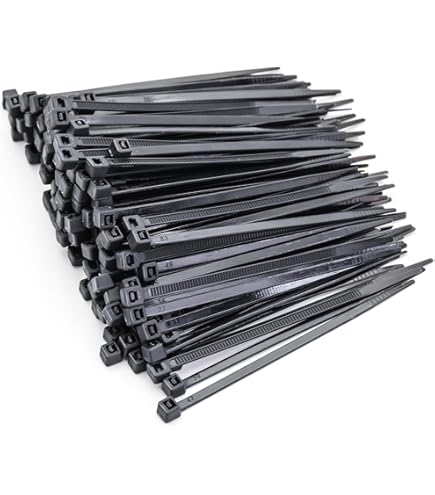 PC24 Shop & Service, Fascette Stringicavo Da 100 Mm, In Nero, 200 - Foto 9