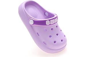 ZYLDK Kinder Clogs Pantoletten Sommer Gartenschuhe Mädchen Jungen Strand Sandalen Slip On Flach Badeschuhe Gummi Gartenclogs Outdoor Unisex Hausschuhe