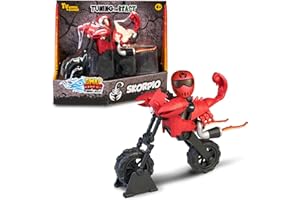 Swap Riders - Moto SKORPIO, Moto de Carreras de Juguete con Forma de de escorpión, 1 Figura Exclusiva Rider incluida, +10 Piezas Intercambiables, niños y niñas +4 años, Famosa, (WAP02200)
