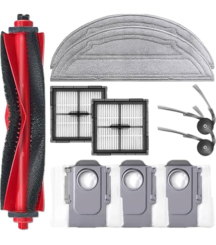 Kit Accessoires Aspirateur Robot Roborock Q10 S5/S5+ - Brosse, Filtres, Lingettes, Etc.