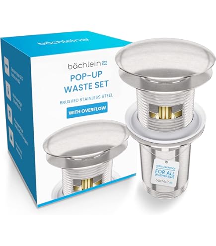 Bouchon De Vidange Bonde De Lavabo Avec Trop Plein Bonde De Lavabo Bonde Lavabo Clic Clac