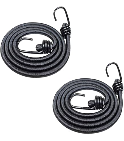 VBEST Bungee-Seil-Set – 28-teilig Mit Karabinerhaken, Aus Latex/Gummi, Für Camping, Auto, Umzug