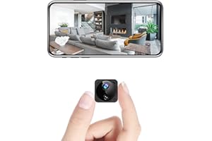 HYCENCY Mini Kamera 4K WLAN Überwachungskamera Live Übertragung Handy APP WiFi Kleine Sicherheitskamera für Innen mit Langer Akkulaufzeit, Cloud Speicher, Nachtsicht, Bewegungserkennung