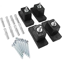 Klimaanlagen Schwingungsdämpfer Antivibrationsfüße Wärmepumpe Bodenkonsole 300KG Konsole Komplettset Stabil Split…