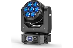 ZONQOONZ Teste Mobili 280W led RGBW luci discoteca Teste Mobili beam Auto-run Sound-attivato Master-slave per Natale feste concerti matrimoni KTV Discoteca eventi Bar Club luci discoteca