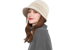 Comilaka Berretto da Donna Invernale Cappello Beanie Cappello Berretti Maglia Berretto Spesso Foderato in Pile