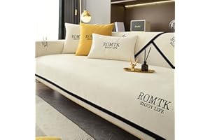 MTHGH Sofabezug Sofaschoner L Form u Form Ecksofa Anti-rutsch Couchschoner Couch Katze Hund Decke Überzug Sofaschutz Sofahusse Wasserdicht,White-Kissenbezug（45x45cm）