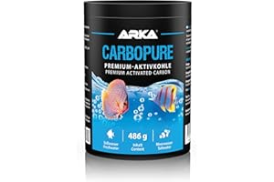 MICROBE-LIFT Aquarium Aktivkohle 1000 ml – für klares Wasser bei Trübung, Medikamentenresten & Farbstoffen – für Süß- & Meerwasser – säuregewaschen & dampfaktiviert – ARKA Carbopure