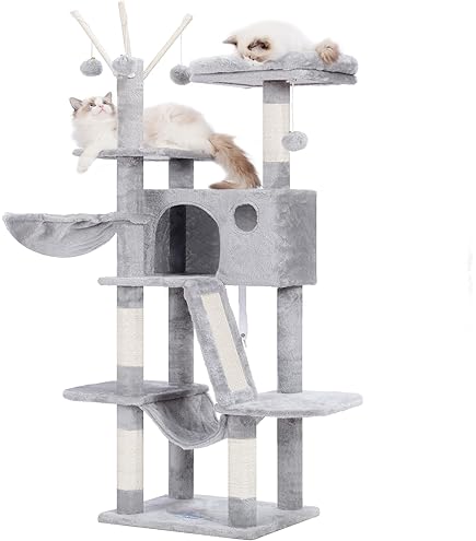 Hey-brother - Árbol Para Gatos De Tamaño XL, Torre Para Gatos, 186.5 Cm