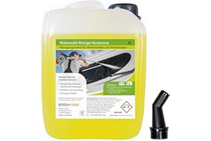 ‎RICHTER CHEMIE Richter Chemie Wohnwagenreiniger außen | Hochwirksamer Caravan Außenreiniger für strahlend saubere Oberflächen | Wohnmobilreiniger | Caravanreiniger | Konzentrat | 5L Liter
