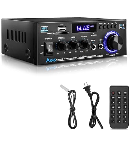 Amplificateur Stéréo Dynavox VT-80 MK - 160W - Bluetooth, USB, SD, FM - Pour 4 Haut-parleurs