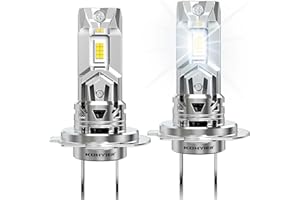 KOHYIER H7 Halogen Lampen +600% Helligkeit, 20000LM 100W 6000K Weiß 12V Auto H7 Abblendlicht Halogen Glühbirne, 2 Lampen