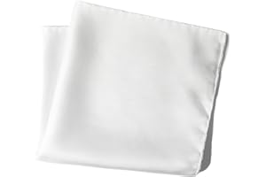 PB Pietro Baldini Fazzoletto da taschino in raso da uomo - Elegante fazzoletto da taschino per abito o giacca - 30 x 30 cm