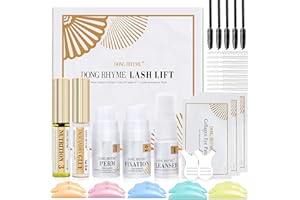 DONG RHYME 2025 Upgraded Lash Lift Kit, Eyelash Llifting Kit Eyelash Lamination Kit Lash Curling Perming Professional Lash Lift Extensions Suitable at Home and Salon