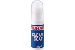 Tibhar Tischtennis Holz-Versiegelung Clean Coat | Holzlack mit integriertem Schwammaufträger | 25gr