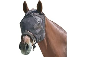 Waldhausen Fliegenmaske Premium ohne Ohrenschutz, schwarz, VB