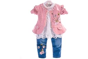 YYA Leisure Spring Trend 3 pièces Ensembles t-Shirt et Costume de Cow-Girl