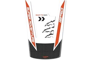 labelbike - Autocollant de Protection de réservoir Moto en résine Gel 3D Compatible avec KTM 1290 Super Adventure S-T-R 2015 – 2020 - Blanc