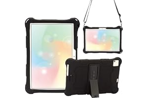 AKNICI Funda Antichoque para TECLAST P20HD/M40/M40 Pro,Blackview Tab8/Tab 8E/Tab9/Tab10,YESTEL T5,AOYODKG A39,Dragon Touch Notepad 102,DUODUOGO A39+,Pritom L10,Correa de Hombro - Negro