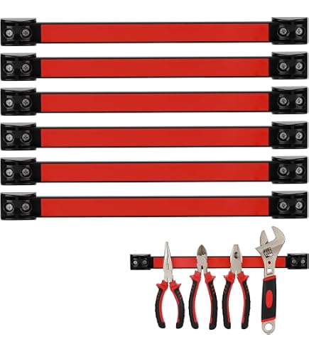 Porte-outils Magnétique Mural 60 Cm - Forte Force Magnétique - Pour Organisation D'atelier Ou Garage