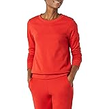 Amazon Essentials Felpa Girocollo in Pile di French Terry (Taglie Forti Disponibili) Donna