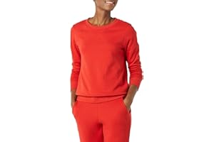 Amazon Essentials Sudadera con Cuello Redondo de Forro Polar (Disponible en Tallas Grandes) Mujer
