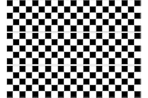 TOPPRINTEDTOPPERS Chequered/Checkered Flag Cake Band Ribbon Side Stripes Edible Icing or Wafer 3 Strips 2.5 inch x 10.5 inch (Icing)