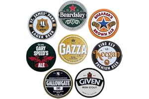 HALF TIME CLUB Newcastle United Football Beer Mat Coasters - Perfect for a Gift or Present for Any Newcastle Fan (8-Pack)