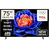 TCL 75 in&ccedil; Akıllı TV 75T6D 4K Premium QLED Renkli Quantum Crystal HDR10+ Oyun Google TV, Dolby Vision Atmos, DTS Virtual X, M