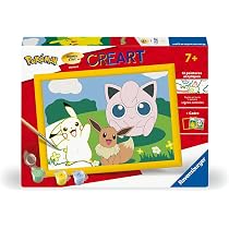Ravensburger - CreArt Kids 8x12 cm - Numéro d'art - Cochon - Kit de Peinture par numéros - Dès 7 Ans - 25901 Ravensburger - CreArt Kids 8x12 cm - Numéro d'art - Cochon - Kit de Peinture par numéros - Dès 7 Ans - 25901