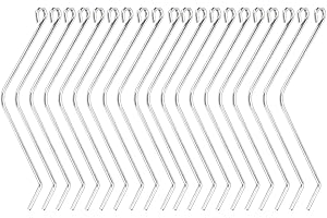 Duokon Connecteur de Ruche en Acier Inoxydable 20 Pices, Support de Fil de Flexion pour Outils d'apiculture en Bois de Ruche connecteurs Beehive