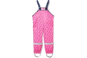 Playshoes Unisex Kinder Wind- und wasserdichte Regenhose Regenbekleidung Matschhose Regenlatzhose Ungefüttert