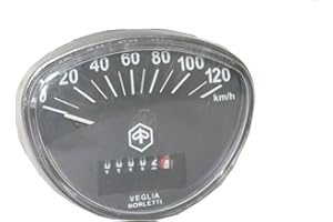 Enfield County vespa veglia Piaggio logo 120 kph nero Face tachimetro super Rally Vma