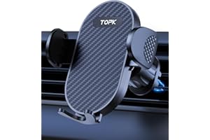 Topk Samochodowy Uchwyt na Telefon, Grafitowy, 10-15 cm