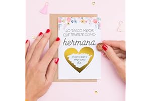 WILD CONFETTI Anunciar embarazo tia | Tarjeta rasca sorpresa | original hermana mayor