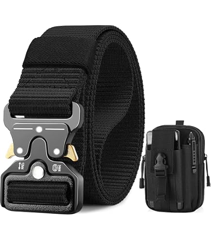 Cintura Tattica Militare In Nylon - Unisex, Larghezza 5.5 Cm, Regolabile Per Attivit&agrave; Outdoor E Lavoro