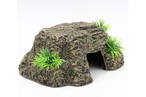 AQUA KT Reptilien Versteck und Höhle Schlangenhöhle Schildkrötenhaus Versteck Lebensraum für Eidechsen Schildkröten Schlangen Frösche Skorpione Spinnen Reptilienhöhle Versteck