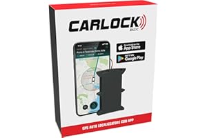 CARLOCK BASIC: Antifurto Auto, GPS Tracker in Tempo Reale con Sistema di Allarme tramite Smartphone, con Dispositivo e App, Preciso e Facile da Usare