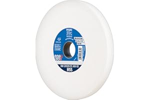 PFERD Disco abrasivo HSS, 200 x 20 x 32, A60, 39008437 - Disco abrasivo medio duro per affilare punte HSS con manicotti di riduzione (25/20/16 mm)