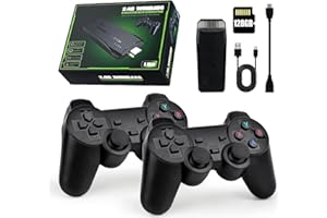 AVANTMAGIC 20000+ Games, 2024 New Wireless Retro Game Console 128G, Handheld Game Console, Plug and Play Video Game Stick, HDMI Output TV, Gift for Kids and Adults (128G)