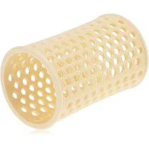 Metallwickler Beflockt – 12er Pack, 65 X 13 Mm, Samtweich Beschichtet, Farbe Orange